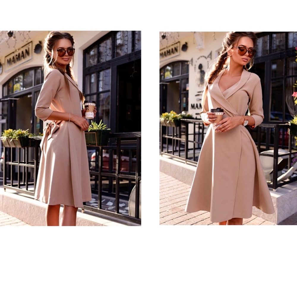 Chic Wrap Dress - Picture 2 of 7